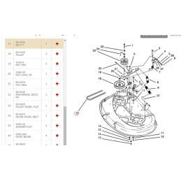 Keilriemen TORO Wheel Horse 88-6250
