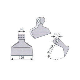 Hammer flail RM-4