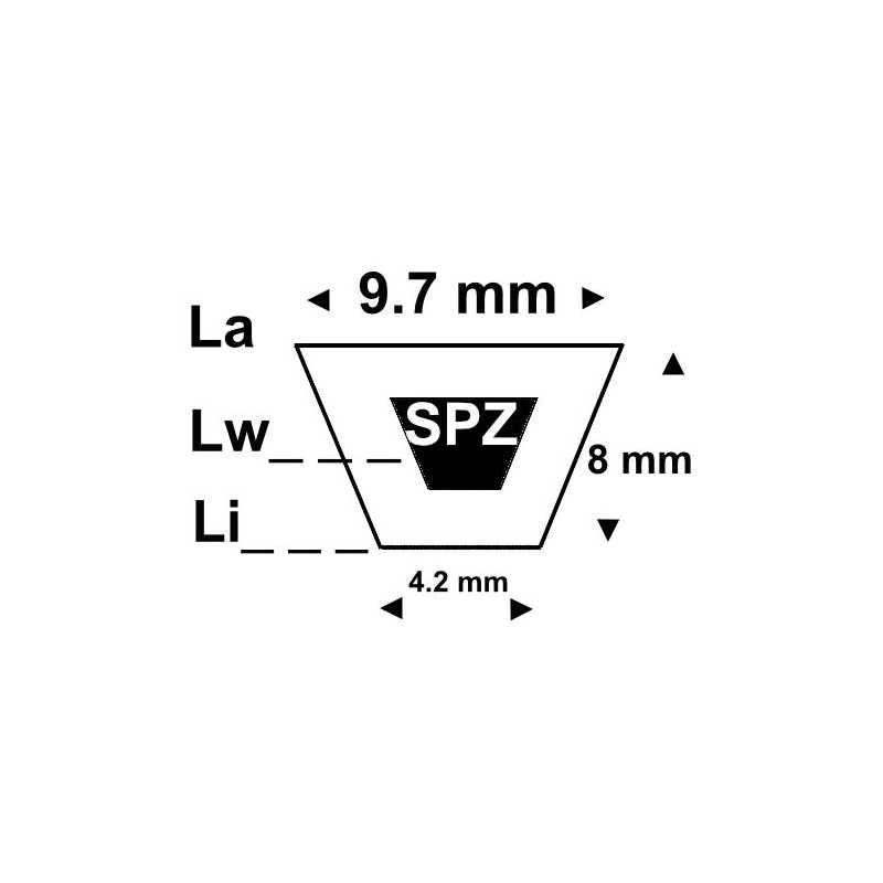 Keilriemen SPZ1000