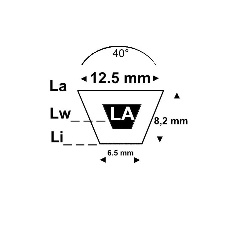 Keilriemen OLA104