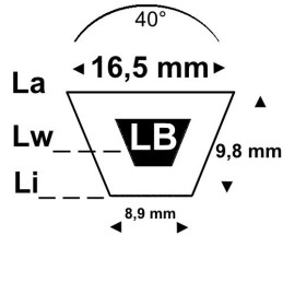 Keilriemen OLB71