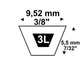 Keilriemen 3L360