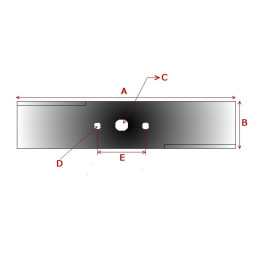 Rasenmahermesser MTD 942-0539,