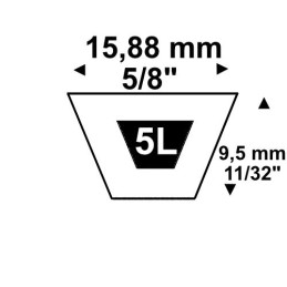 Keilriemen 5L760